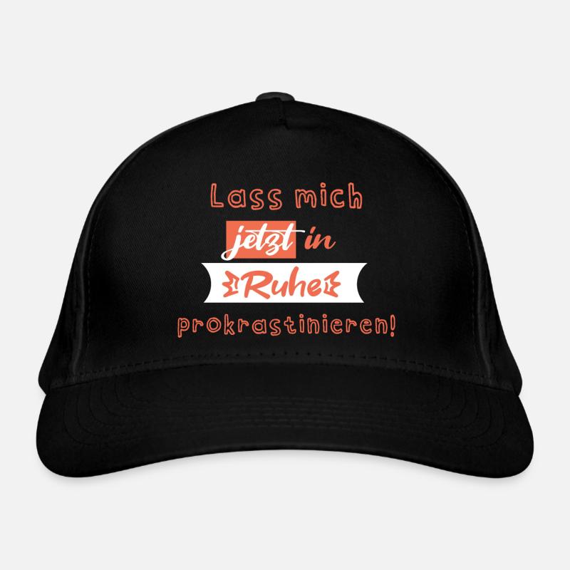 Lass mich! Bio-Baseballkappe
