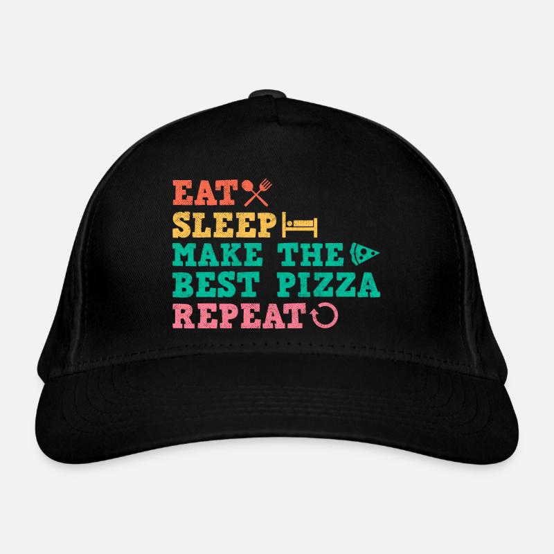 Pizzabäcker Pizzaliebhaber Pizza Geschenk Bio-Baseballkappe