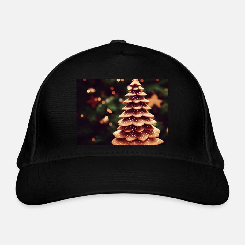 Gingerbread Christmas Tree Organic Baseball Cap
