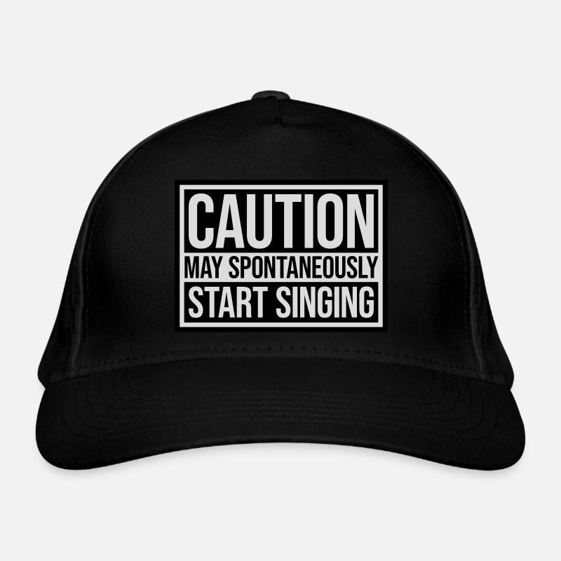 peut spontanément commencer à chanter Casquette classique bio