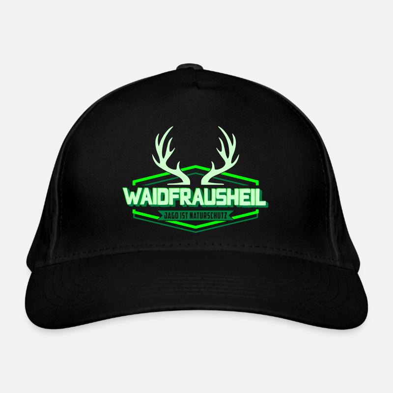 Waidfrausheil | Farben änderbar Bio-Baseballkappe