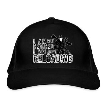 Retired - Pensioner - Organic Baseball Cap - black - Front