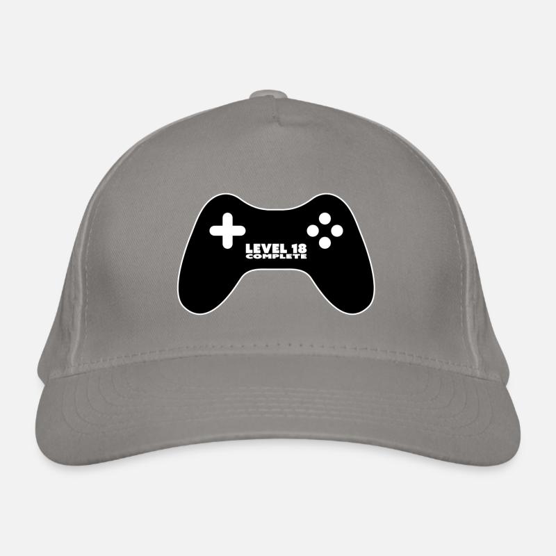 level 18 complete - gamepad - joueur Casquette classique bio