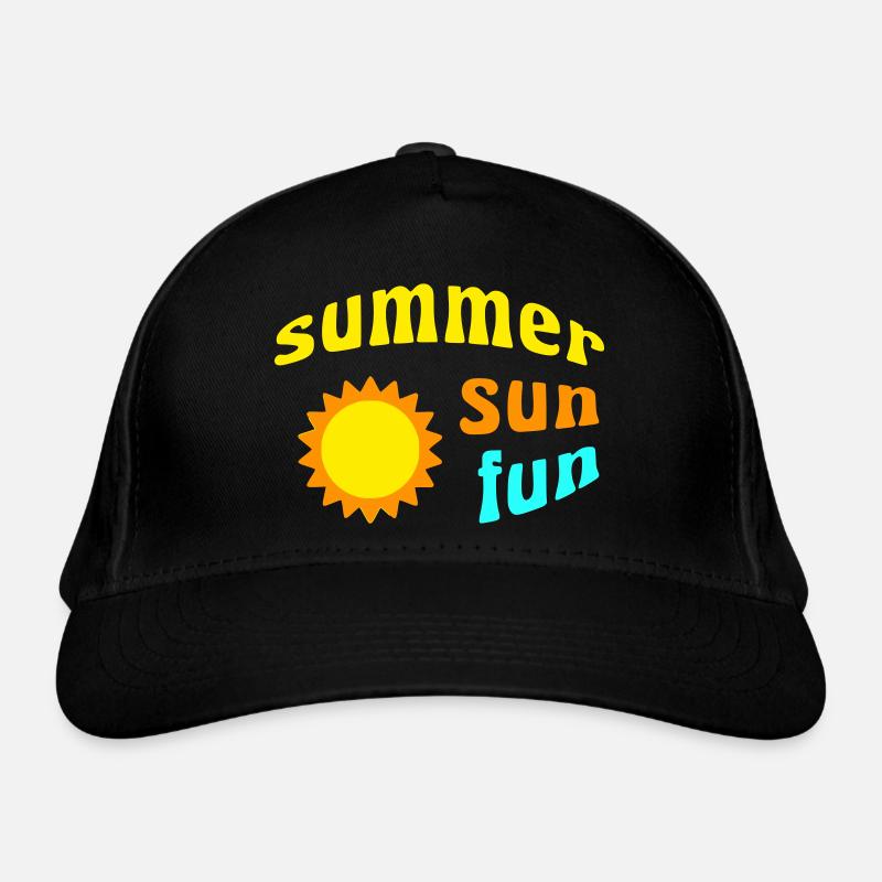 Summer Sun Fun Organic Baseball Cap