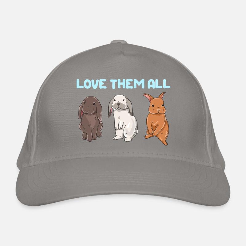 Cute rabbit design for bunny owners Organic Baseball Cap