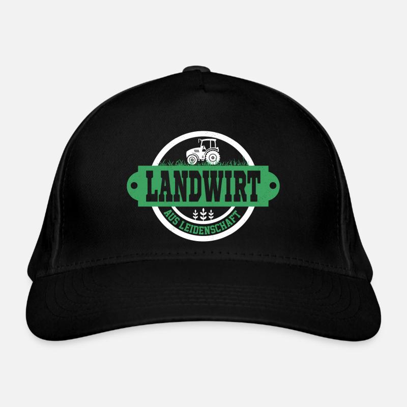 Landwirt aus Leidenschaft Bauernhof Bauer Bio-Baseballkappe