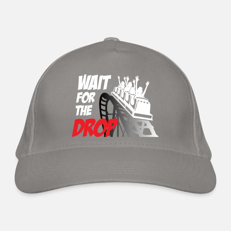 Wait For The Drop Roller Coaster Casquette classique bio