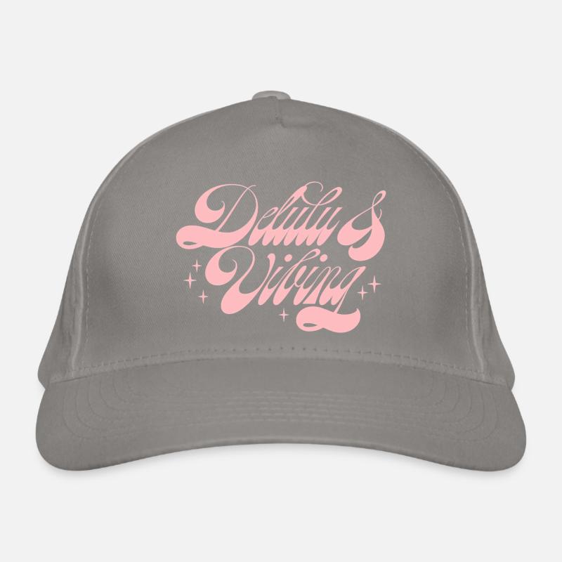 Delulu & Vibing Organic Baseball Cap