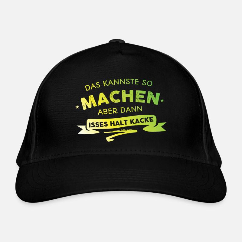Das kannste so machen Bio-Baseballkappe