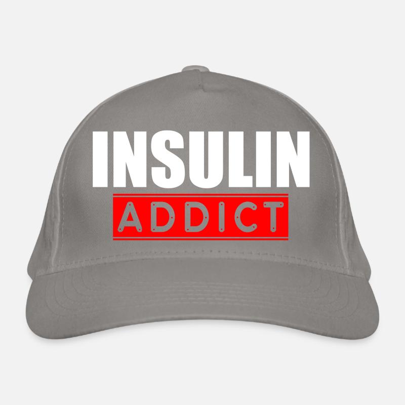 Insulin addict Organic Baseball Cap