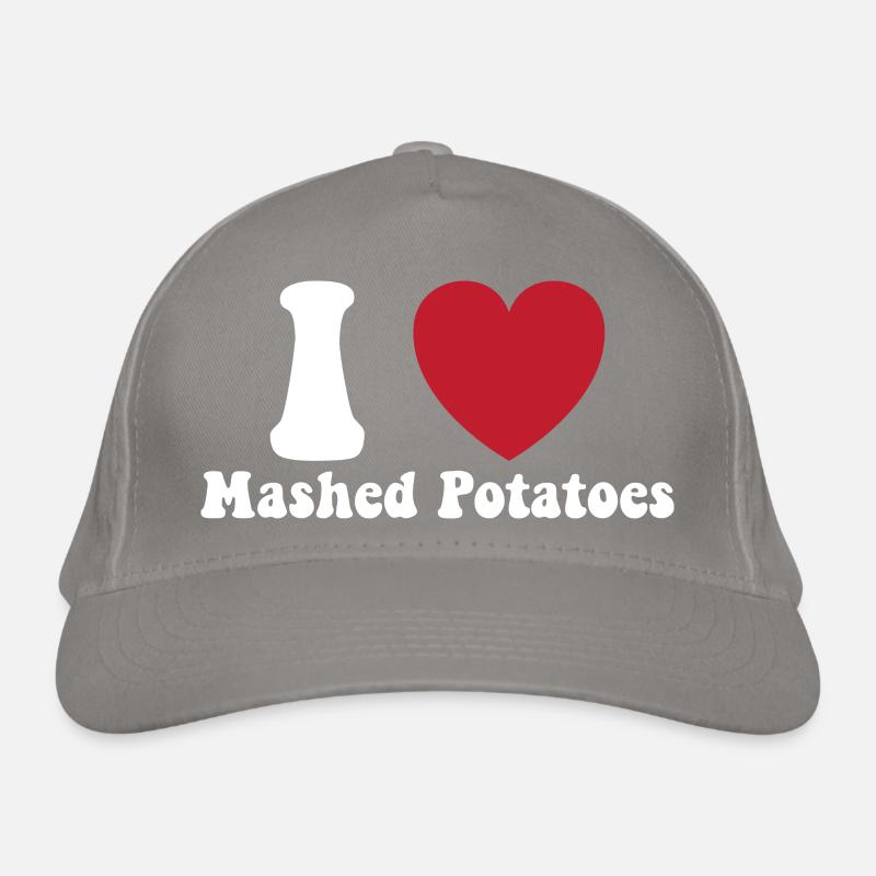I Love Mashed Potatoes Thanksgiving Dinner Gift Organic Baseball Cap