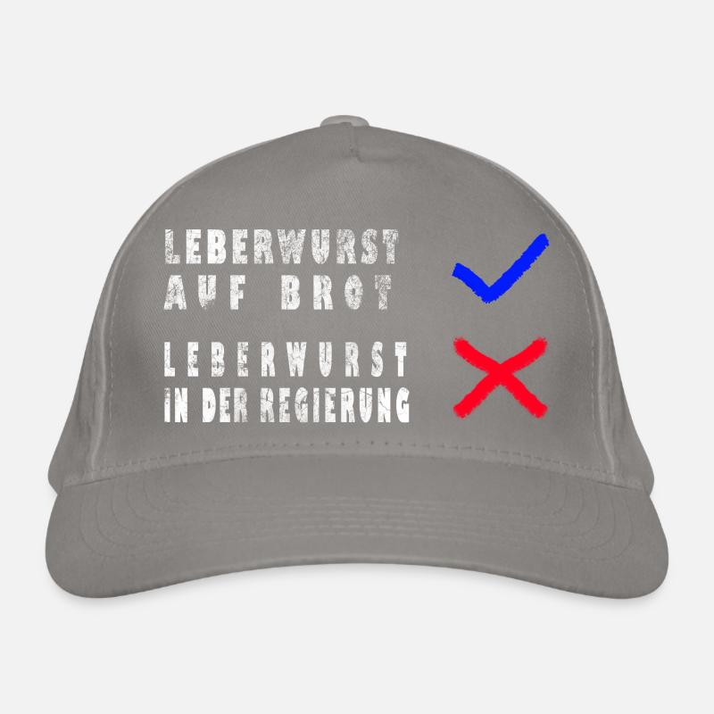 Ampel Leberwurst Protest Bio-Baseballkappe