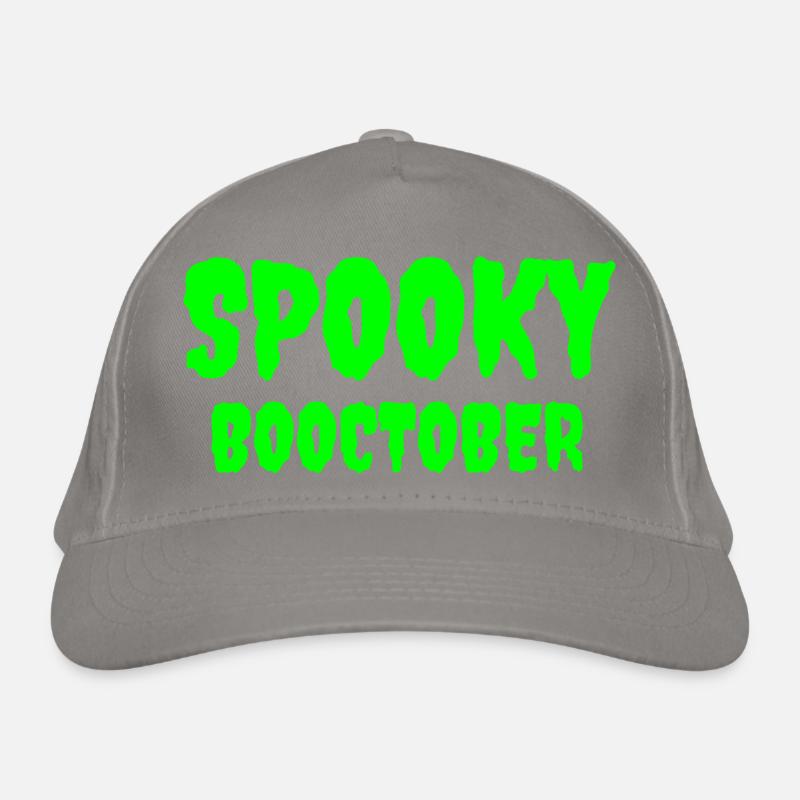 Spooky Booctober Jack-O'-Lantern Design Bio-Baseballkappe