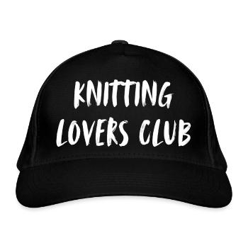Club d’amateurs de tricot. Club des amateurs de tricot. - Casquette classique bio - noir - Devant