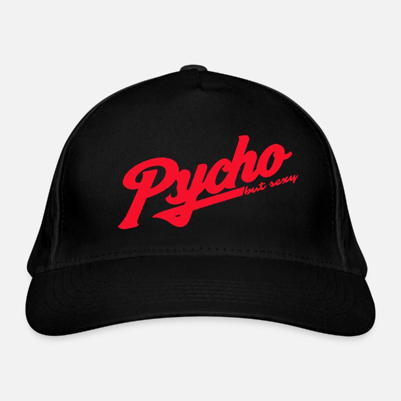 Psycho Retro Script Logo Bio-Baseballkappe