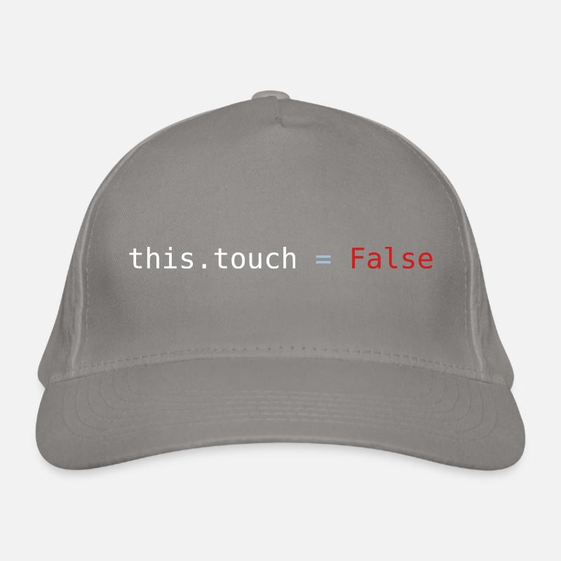 Do not touch Organic Baseball Cap