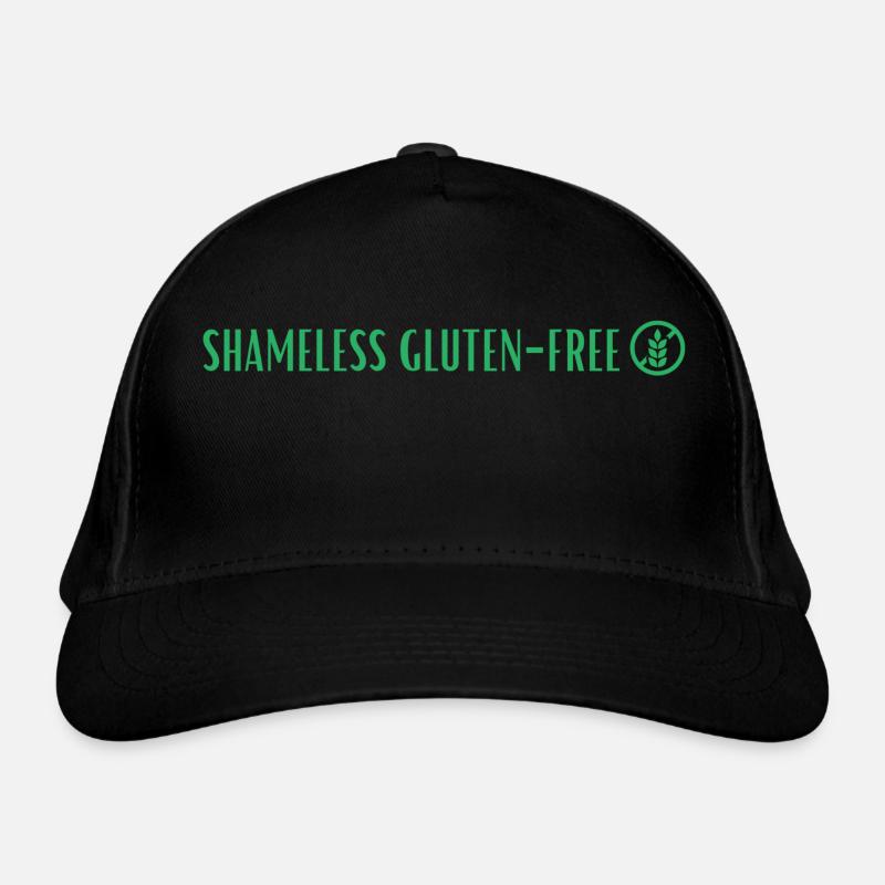 SHAMELESS GLUTEN FREE GREEN - Bio-Baseballkappe - Schwarz