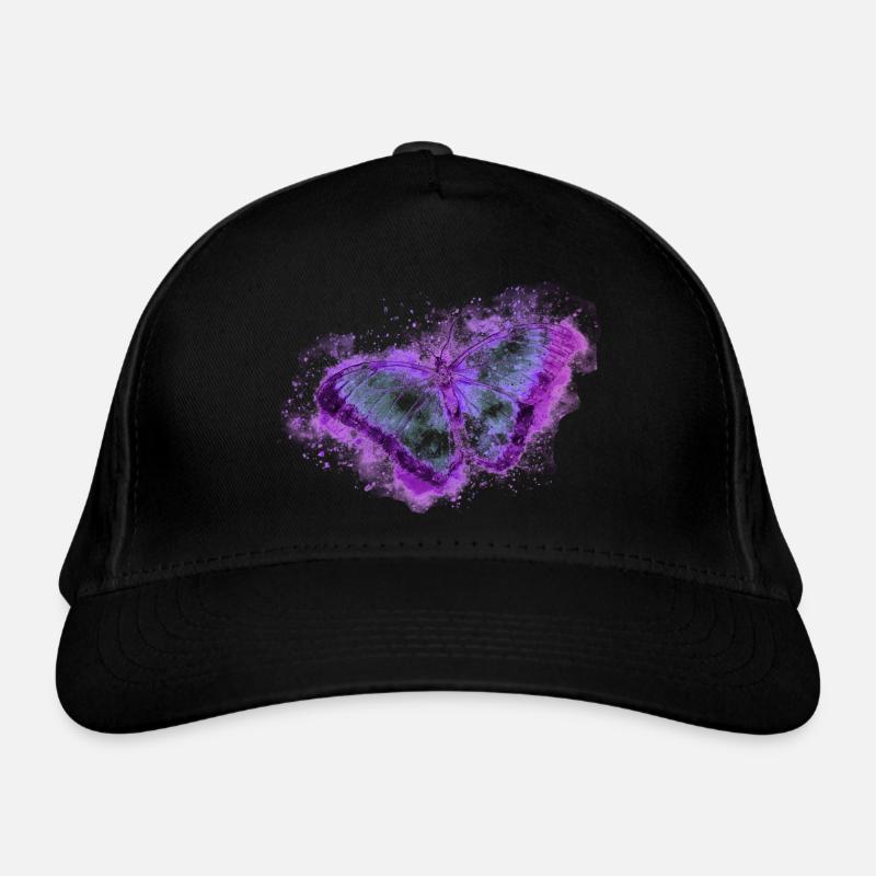 Papillon - Casquette classique bio - noir