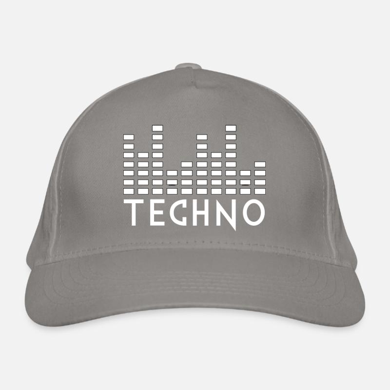 musique techno Casquette classique bio