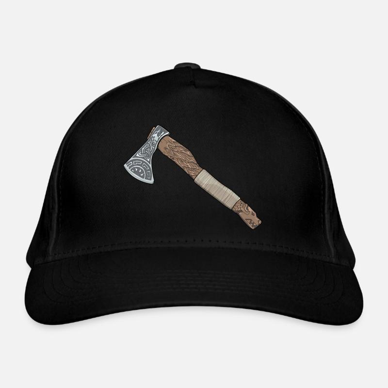 Handmade Fenrir Axt Bio-Baseballkappe