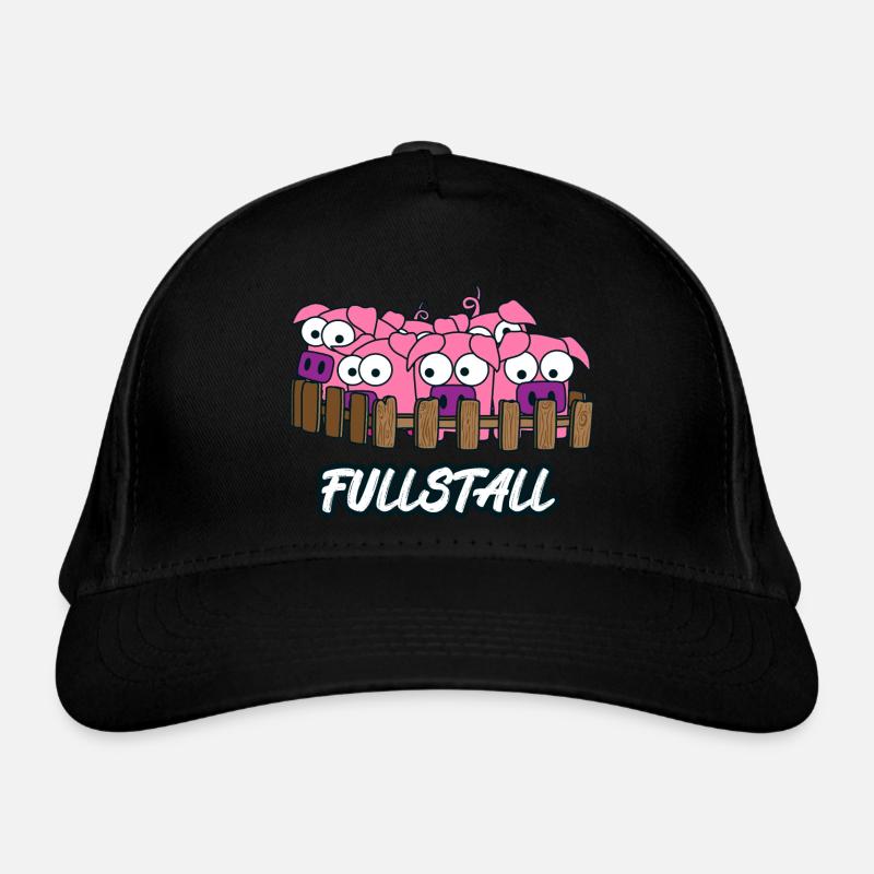 Full Stall Schweine Paragliding Bio-Baseballkappe