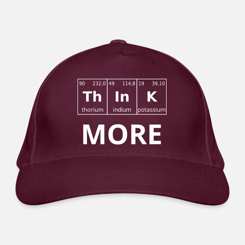 Think More I Organic Baseball Cap
