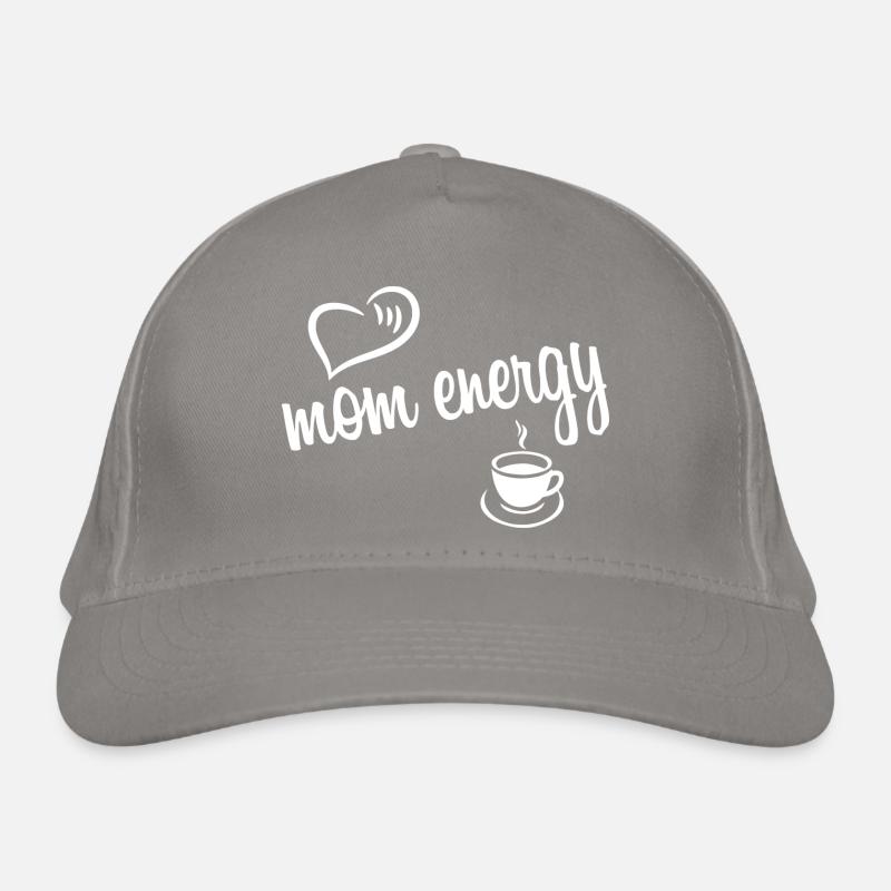 Maman Energy Café Blanc Casquette classique bio