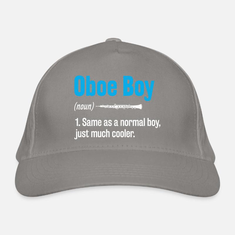 Oboe Boy Oboe Basoonist Marching Band Instrument B Bio-Baseballkappe