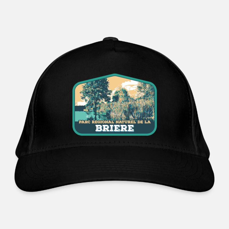 Brière Landscape Badge: Authentic Nature Organic Baseball Cap