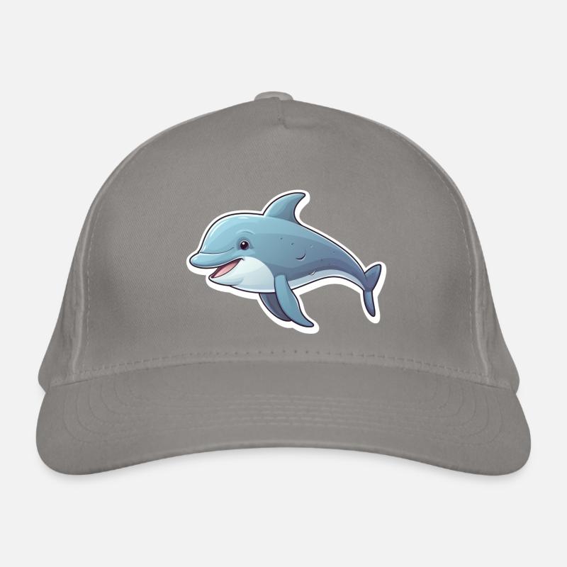 Delfin niedlich Bio-Baseballkappe