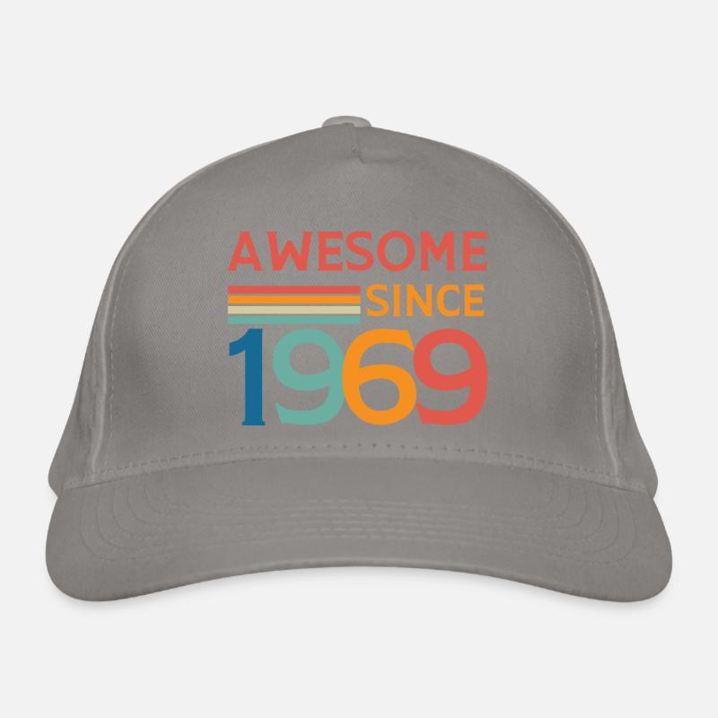 Awesome since 1969 Organic Baseball Cap