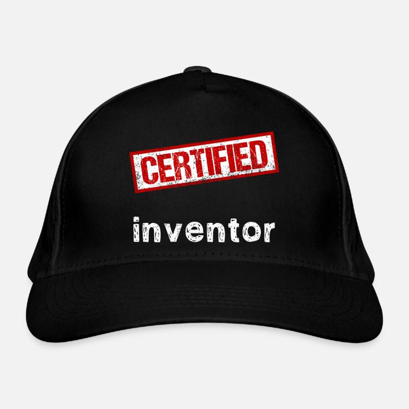 Inventor - Organic Baseball Cap - black