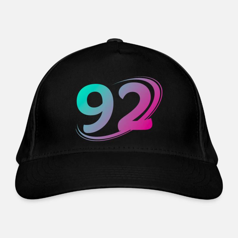Number 92 multicolor Organic Baseball Cap