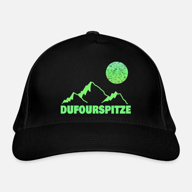 dufourspitze als Klettern Bio-Baseballkappe