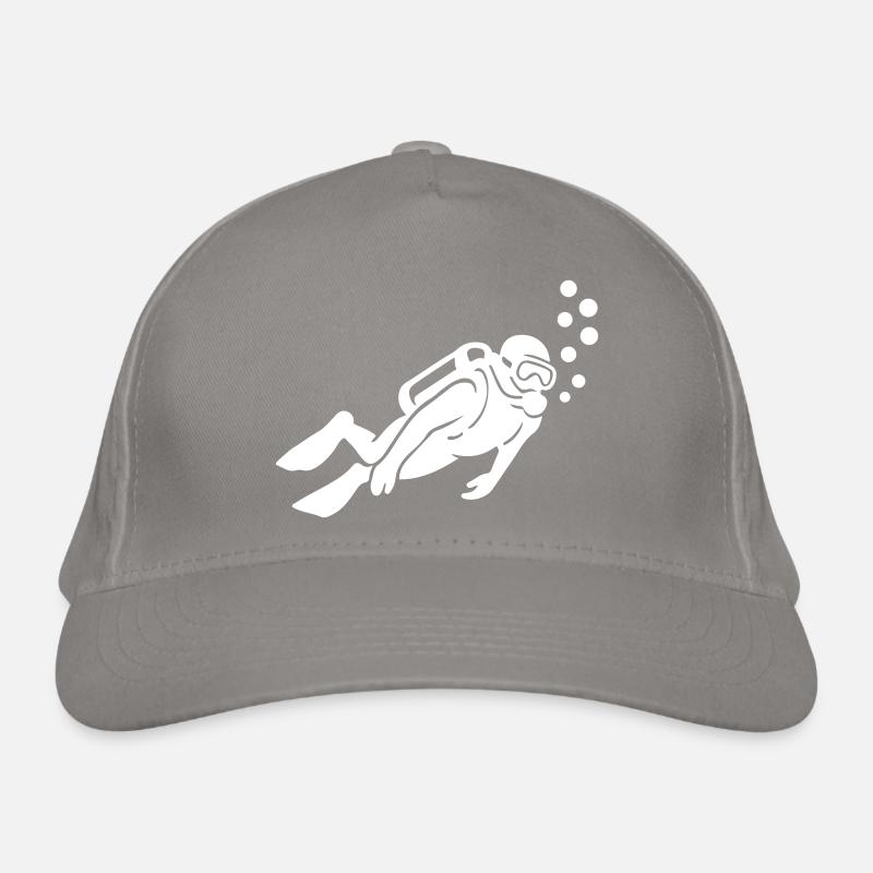 Subacqueo Silhouette Diving Berretto da baseball green