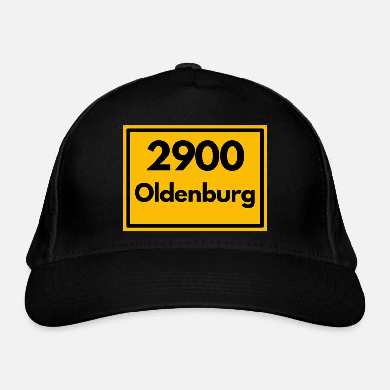 Ortsschild - damals Retro alte PLZ 2900 OLDENBURG Bio-Baseballkappe