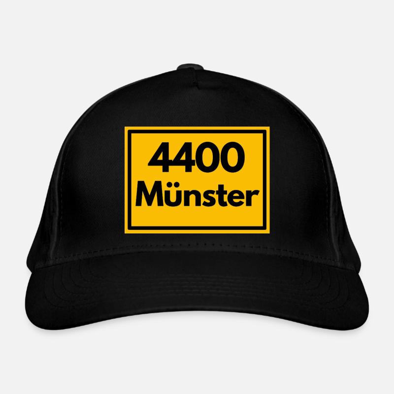 Panneau de la ville - puis rétro ancien code postal 4400 MÜNSTER Casquette classique bio