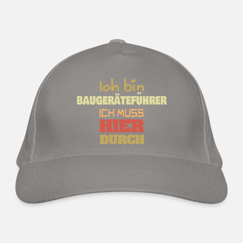 Construction Equipment Leader Organic Baseball Cap