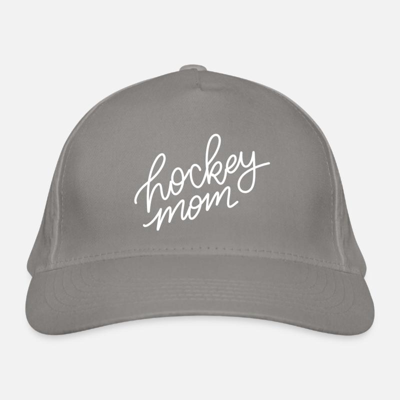 Hockey Mom Script Organic Baseball Cap