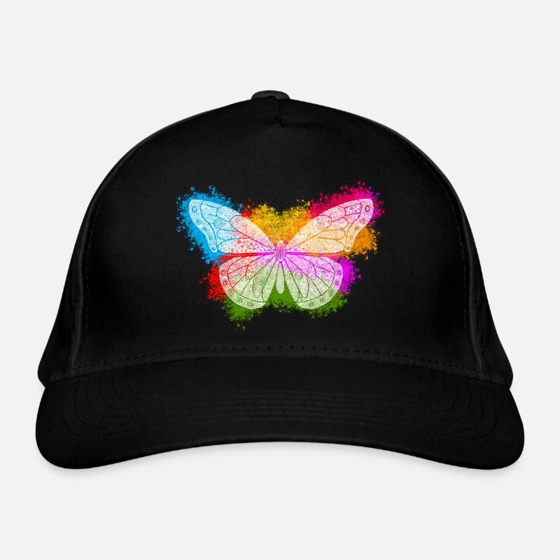 Papillon Zentangle Casquette classique bio