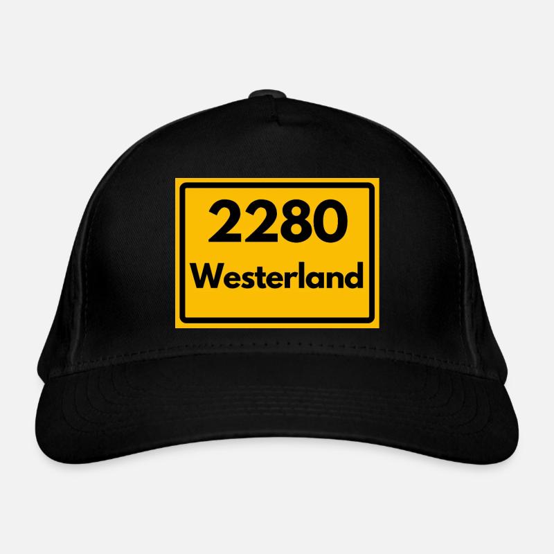 OLD POSTCODE POSTCODE RETRO 2280 WESTERLAND – SYLT Organic Baseball Cap