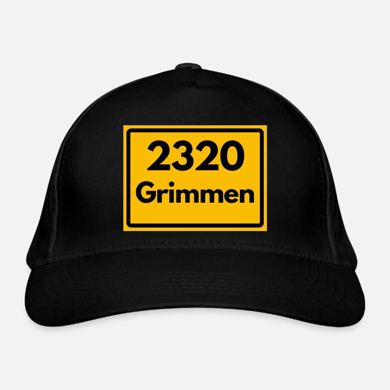 OLD POSTCODE POSTCODE RETRO 2320 GRIMMEN HEIMAT Organic Baseball Cap