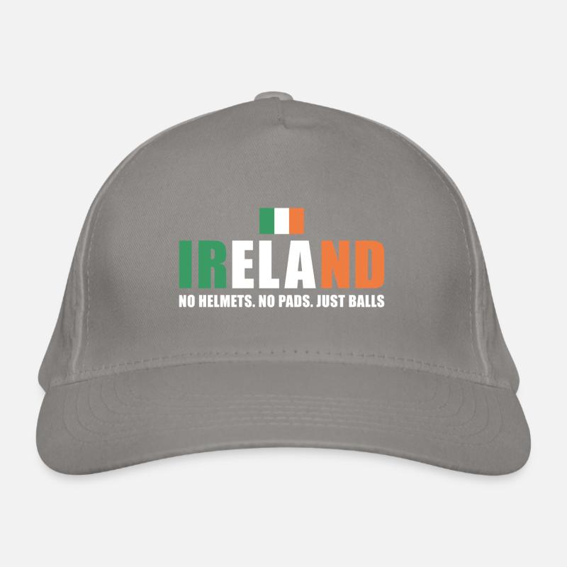Pas de casques pas de coussinets juste des ballons Irlande Rugby Casquette classique bio