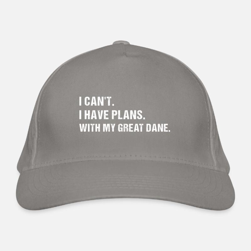 I Have Plans. With My Great Dane Organic Baseball Cap