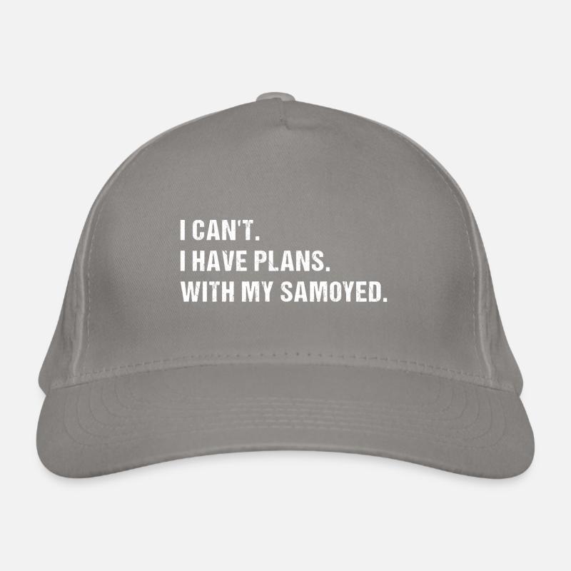 J’ai des projets. Avec mon Samoyède Casquette classique bio