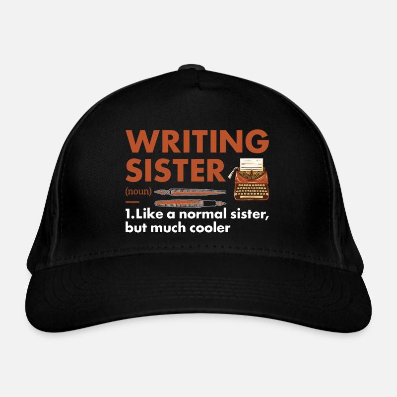 Writer Sister Definition Writing Bio-Baseballkappe
