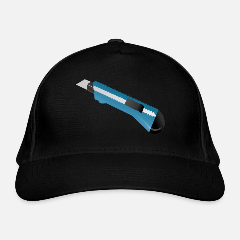 box cutter Organic Baseball Cap