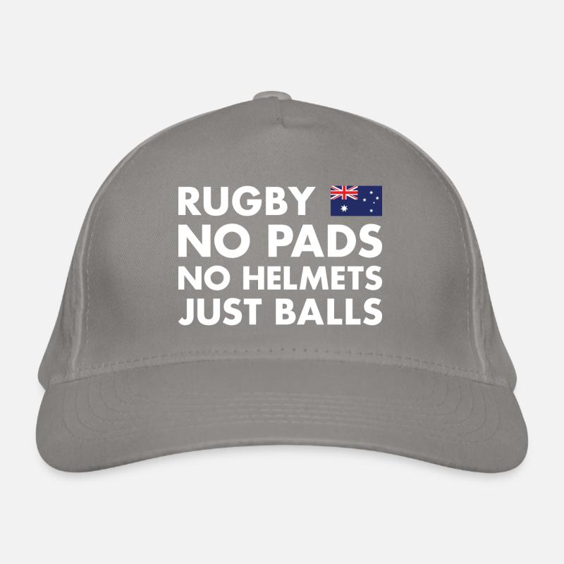 Pas de coussinets pas de casques juste des ballons Australie Rugby Casquette classique bio