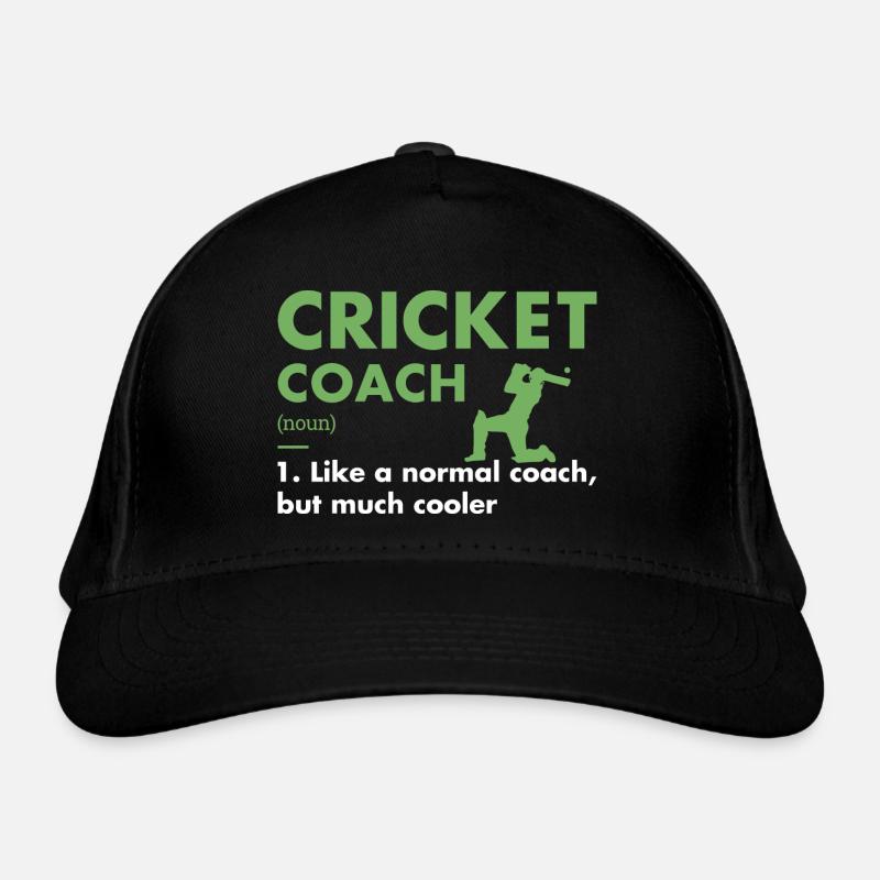 Sport Coach Definition Cricket Organic Baseball Cap