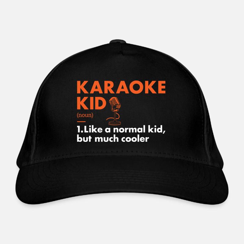 Singer Kid Definition Karaoke Bio-Baseballkappe